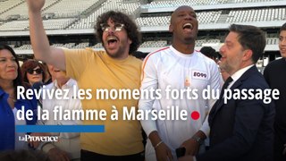 Revivez le passage de la flamme Olympique à Marseille