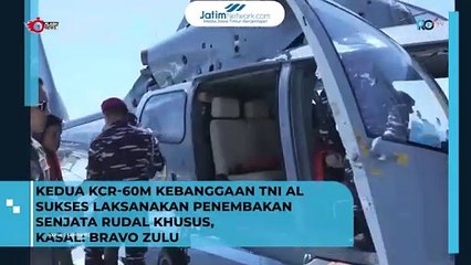Sukses Laksanakan Penembakan Senjata Rudal Khusus, TNI AL Pamerkan KCR-60M