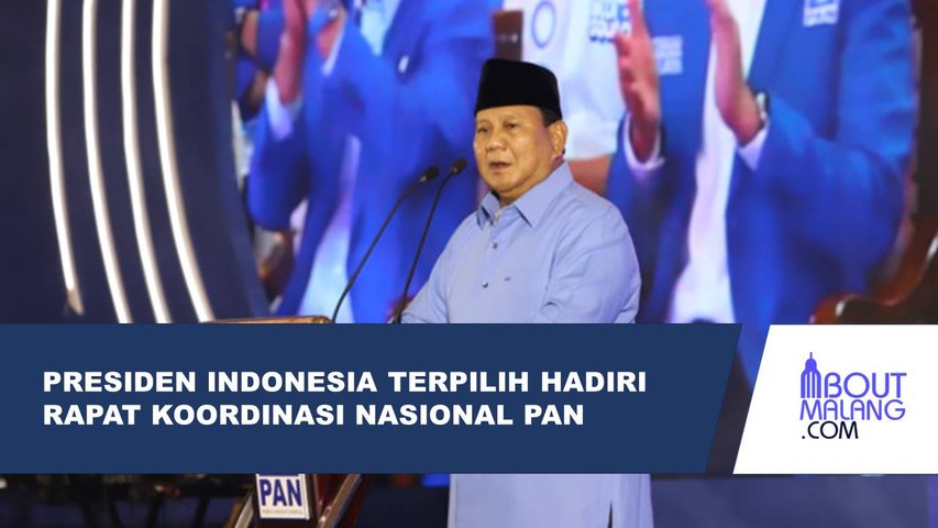 PRABOWO SUBIANTO HADIRI RAKORNAS PAN DI KUNINGAN, TEGASKAN PENTINGNYA KESETIAAN