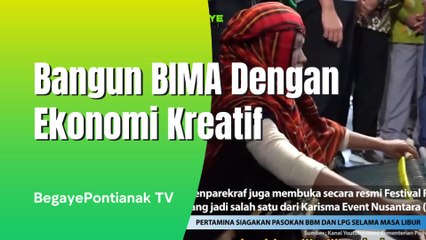 Ini Dia Peningkatan Ekonomi Kreatif Ala Bima