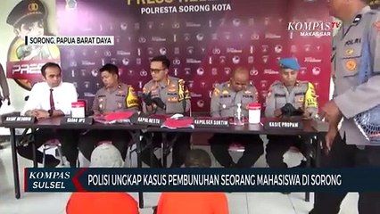 Polisi Ungkap Kasus Pembunuhan Seorang Mahasiswa Di Sorong