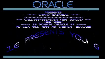 Amiga Cracktro - Grand National by Oracle