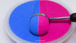 Very Satisfying and Relaxing Kinetic Sand ASMR, drop and squish