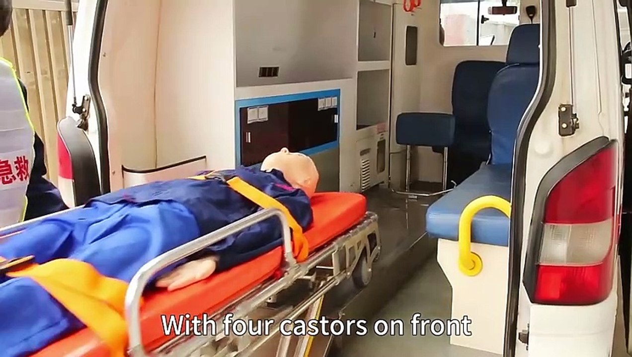 Folding Single Bed Medical First Aid Kit For Car Hospital Emergency Equipment Ambulance Stretcher