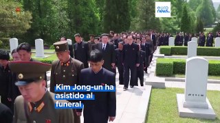 Kim Jong-un asiste al funeral del jefe de la propaganda norcoreana