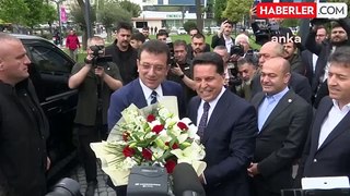 İmamoğlu ve Karabat, Esenyurt Belediye Başkanı Özer'i tebrik etti