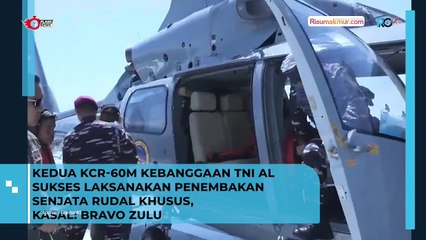 Kedua KCR 60 M Kebanggaan TNI AL Sukses Melakukan Penembakan Senjata Rudal