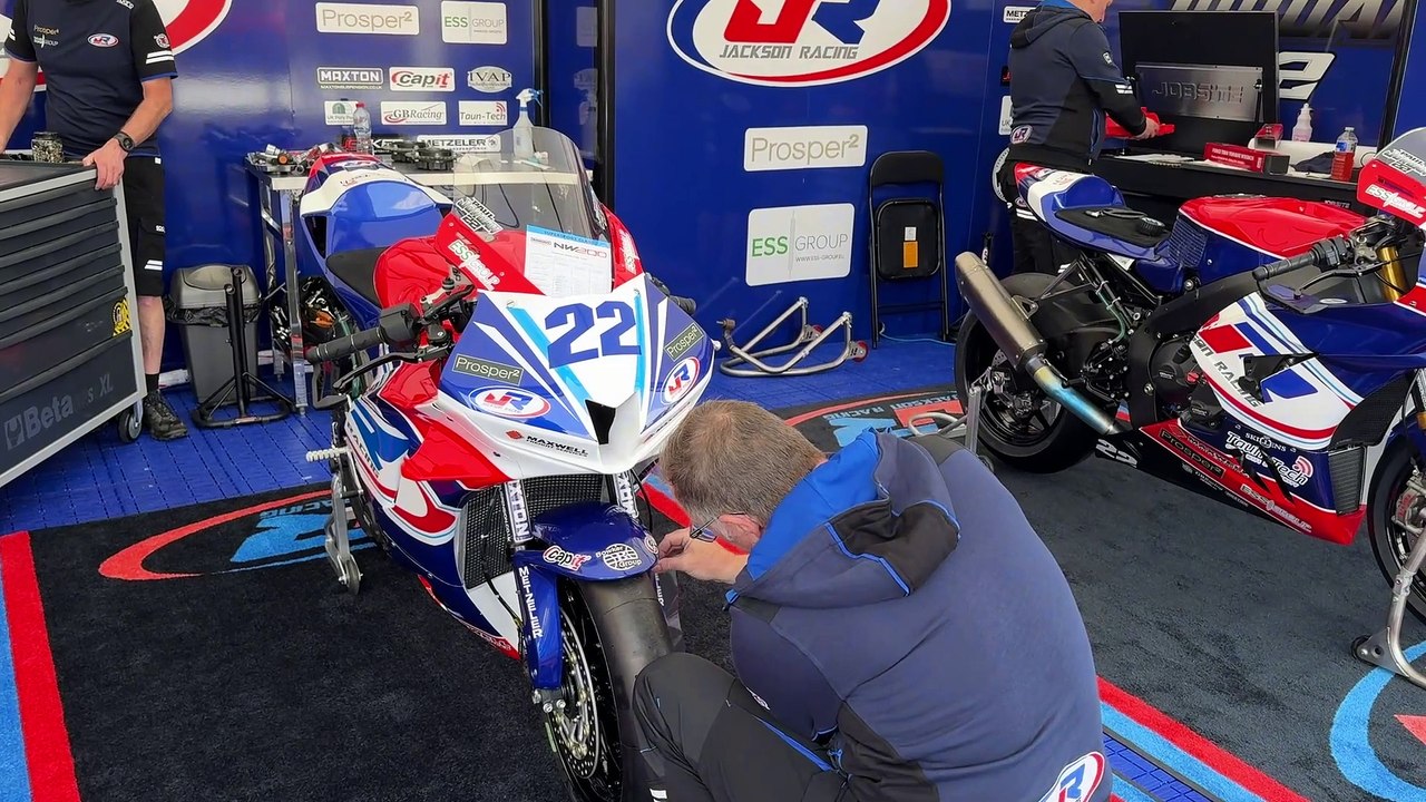 Scenes from the NW200 paddock