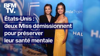 Aux États-Unis, deux Miss démissionnent pour préserver leur santé mentale