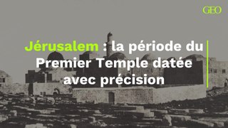 Une étude date pour la première fois avec précision des vestiges de la période du Premier Temple à Jérusalem