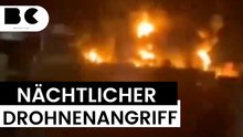 Ukrainische Drohnen entfachen Feuer in russischem Öllager
