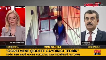 Yeni öğretmen kanunu! Bakan Tekin CNN TÜRK'te açıkladı: Caydırıcı tedbirleri alıyoruz