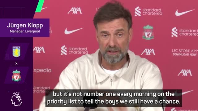 'We know the situation' - Klopp concedes Premier League title