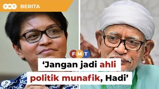 ‘Jangan jadi ahli politik munafik’, Azalina beritahu Hadi