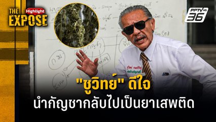 "ชูวิทย์" ดีใจ นำกัญชากลับไปเป็นยาเสพติด | The Expose Highlight
