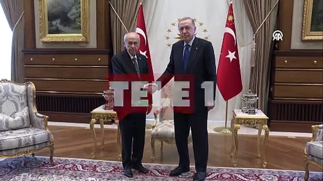 Erdoğan Bahçeli görüşüyor! Masada iki konu var