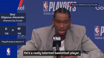 Thunder must get tough on Doncic - SGA