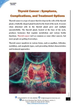 Thyroid Cancer Awareness: Symptoms, Complications, and Treatment Options