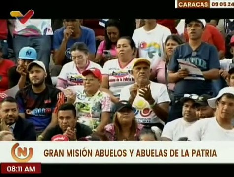 Caraqueños aprueban la creación de la Gran Misión Abuelos y Abuelas de la Patria