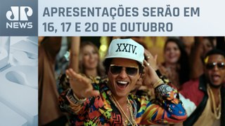Produção de Bruno Mars muda datas de shows no Rio de Janeiro