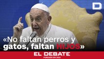 El Papa defiende a los niños como fuente de esperanza: «No faltan perros y gatos, faltan hijos»