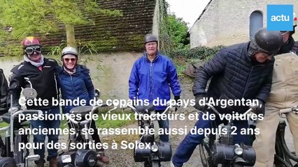 Le Solex rassemble cette bande de copains du pays d'Argentan