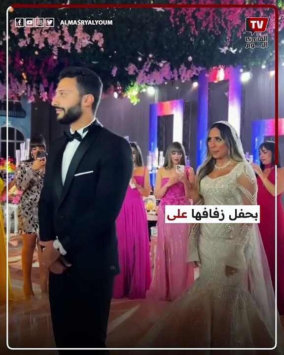 بحضور تامر حسني والعسيلي.. زفاف لينا الطهطاوي ومحمد فرج يتصدر التريند