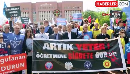 Öğretmenler, Türkiye genelinde iş bırakarak sokağa indi! Katledilen müdür için ses yükselttiler