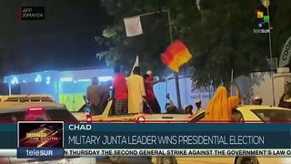 Chad's military junta leader wins presidential election