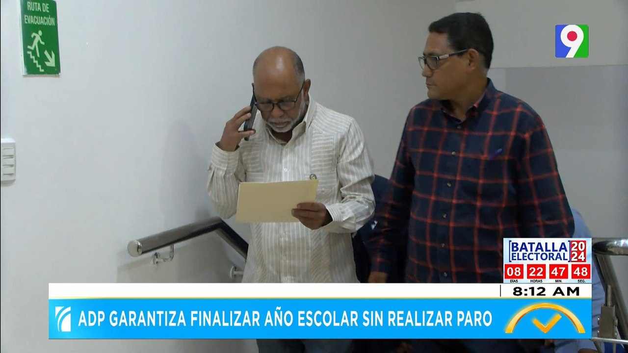 ADP garantiza finalizar año escolar sin realiza...