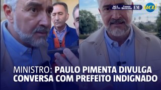Paulo Pimenta expõe discussão com prefeito gaúcho