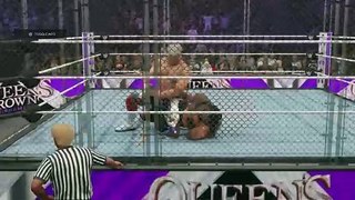 WWE 2k24 Roman Reigns Vs Cody Rhodes Steel Cage  PS5™ [4K60]