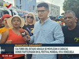 Cultores del edo. Aragua se movilizan a Caracas para participar en el Fest. Mundial Viva Venezuela