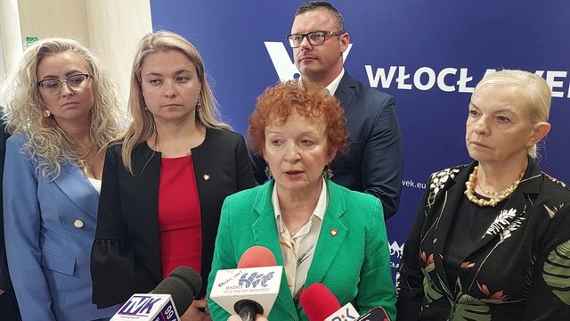 Domicela Kopaczewska (KO) na 1. sesji Rady Miasta Włocławek