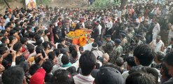 भारत माता के जयकारों के बीच सैनिक सम्मान से अग्निवीर जवान की अंत्येष्टि