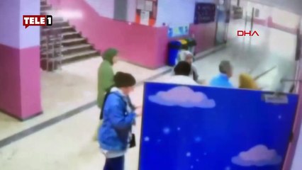 Çocuğu okuldan geç dönen veli öğretmenlere saldırdı