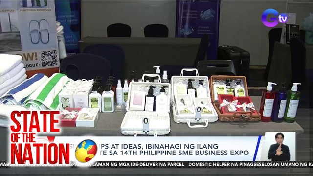 Business tips at ideas, ibinahagi ng ilang negosyante sa 14th Philippine SME Business Expo | SONA