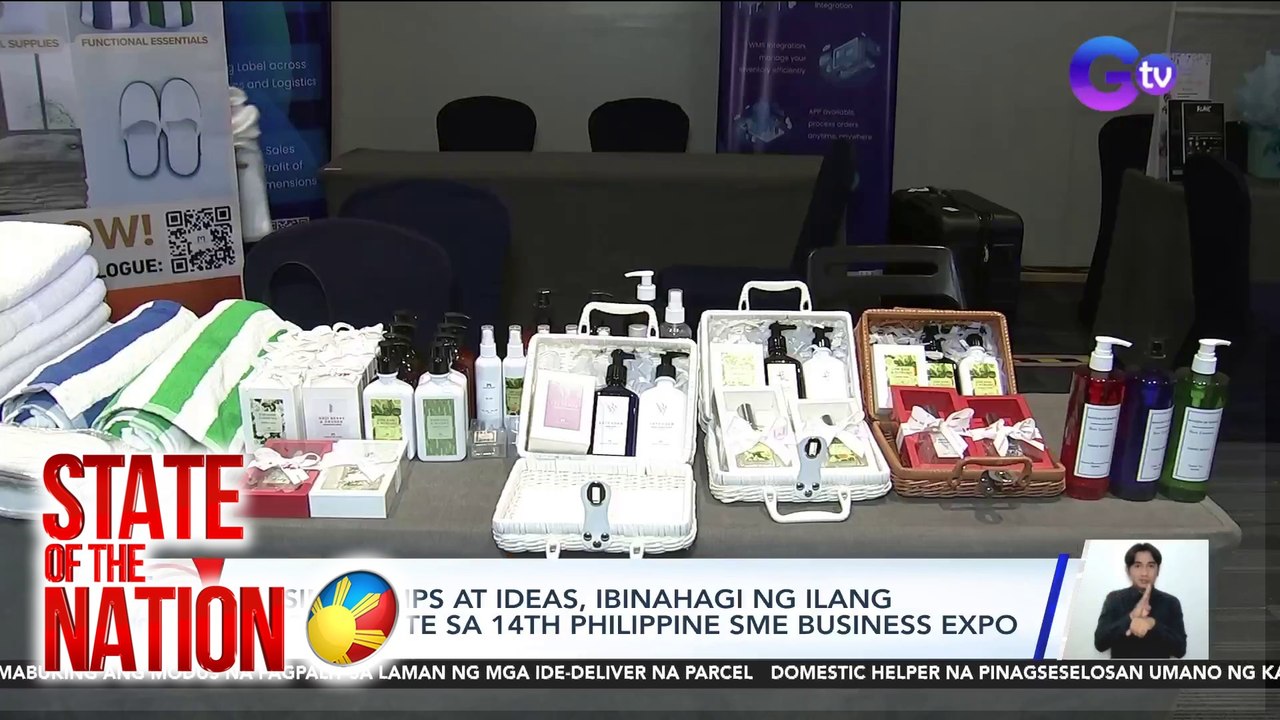 Business tips at ideas, ibinahagi ng ilang negosyante sa 14th Philippine SME Business Expo | SONA