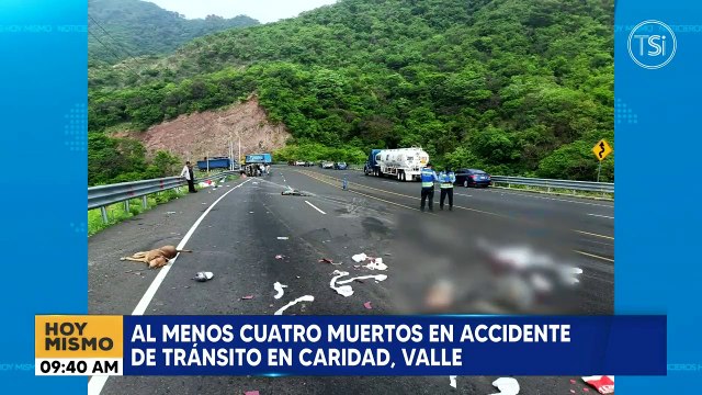 Varios muertos en accidente de transito en Caridad, Valle