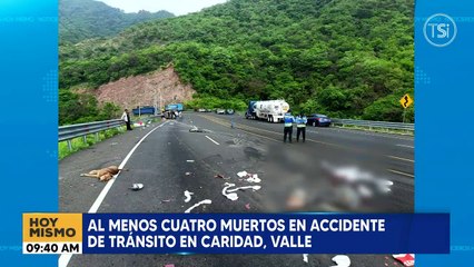 Varios muertos en accidente de transito en Caridad, Valle