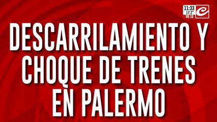 Choque de trenes en Palermo: hay almenos 60 heridos