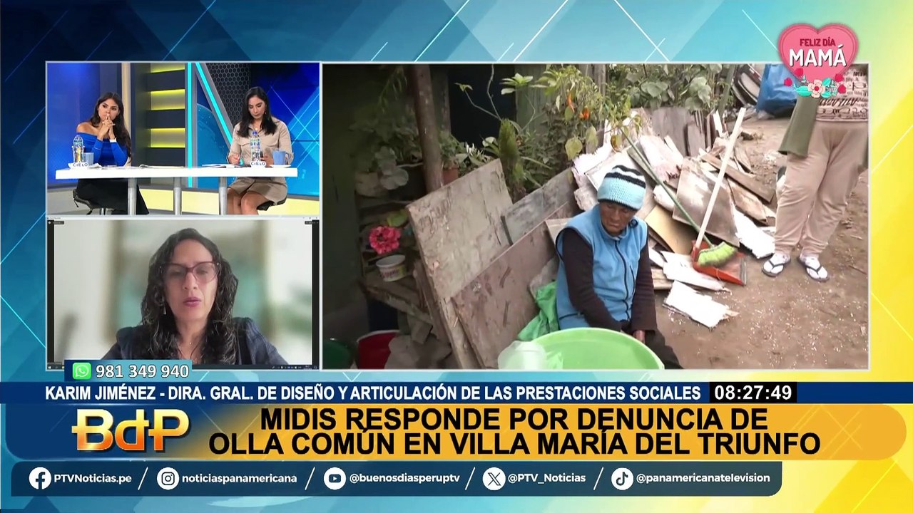 Midis responde por denuncia de olla común en VMT por falta de apoyo
