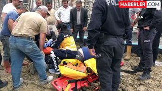 İnşaattan düşen işçi yaralandı