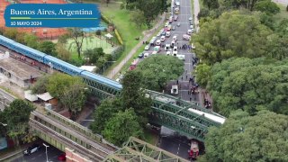 Chocan trenes en Buenos Aires