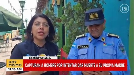 Capturan a hombre por intentar dar muerte a su propia madre