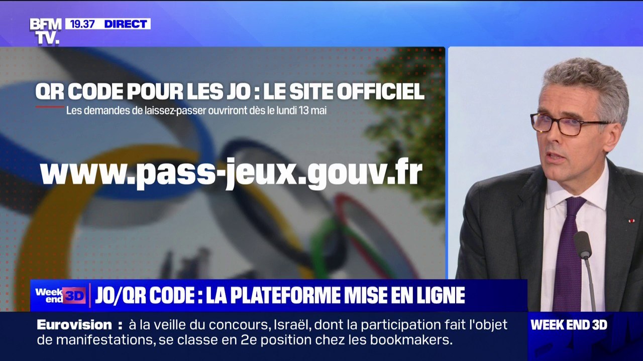QR Codes pour circuler à Paris pendant les JO: "Il s'agit de vérifier que les intéressés ne présentent pas des profils inadéquats pour cette cérémonie", affirme Marc Guillaume, préfet d'Île-de-France