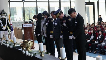 '4·3 총살 거부' 故 문형순 서장, 호국원 안장 / YTN