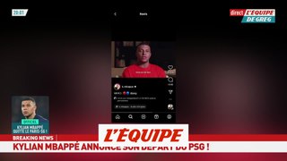 Mbappé officialise son départ - Foot - L1 - PSG