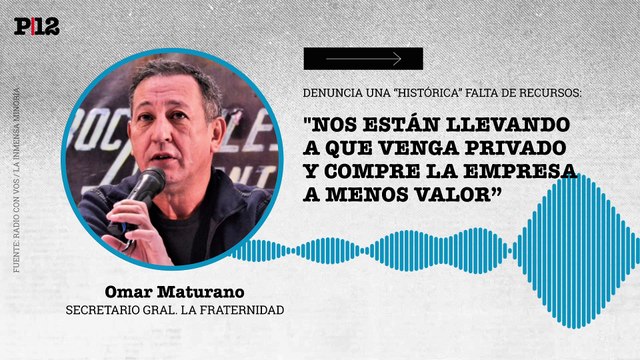 Maturano denunció un histórico vaciamiento de Trenes Argentinos: Nos están llevando a que venga privado y compre la empresa a menos valor”