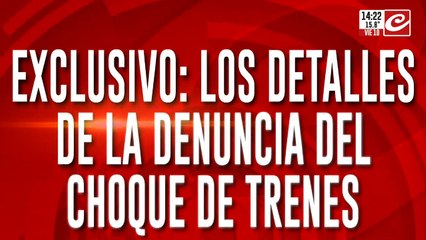Choque de trenes: los detalles de la denuncia contra el secretario de Transporte